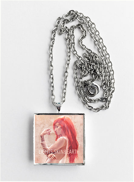 Lights - Skin & Earth - Album Cover Art Pendant Necklace - Hollee