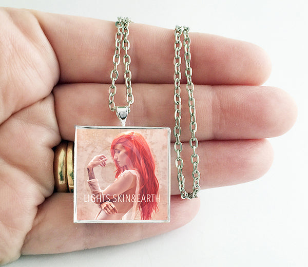 Lights - Skin & Earth - Album Cover Art Pendant Necklace - Hollee