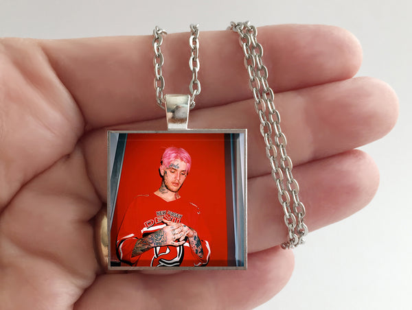 Lil Peep - Hellboy - Album Cover Art Pendant Necklace