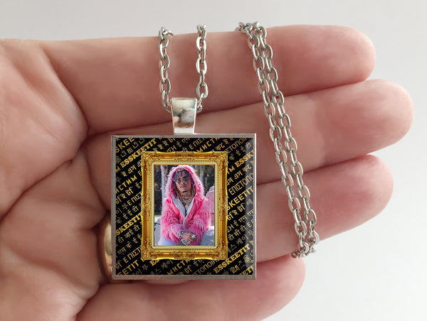 Lil Pump - Esskeetit - Album Cover Art Pendant Necklace - Hollee