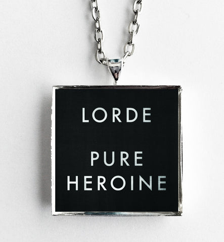 Lorde - Pure Heroine - Album Cover Art Pendant Necklace - Hollee