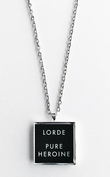 Lorde - Pure Heroine - Album Cover Art Pendant Necklace - Hollee