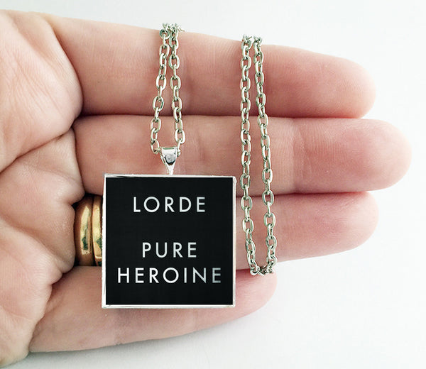 Lorde - Pure Heroine - Album Cover Art Pendant Necklace - Hollee