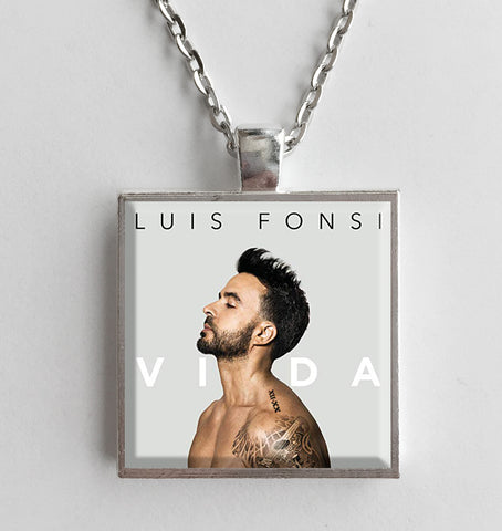 Luis Fonsi - Vida - Album Cover Art Pendant Necklace - Hollee