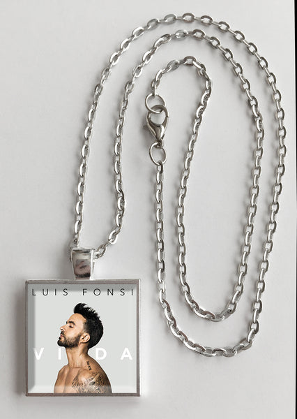 Luis Fonsi - Vida - Album Cover Art Pendant Necklace - Hollee