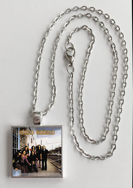 Lynyrd Skynyrd - Pronounced 'Lĕh-'nérd 'Skin-'nérd - Album Cover Art Pendant Necklace - Hollee