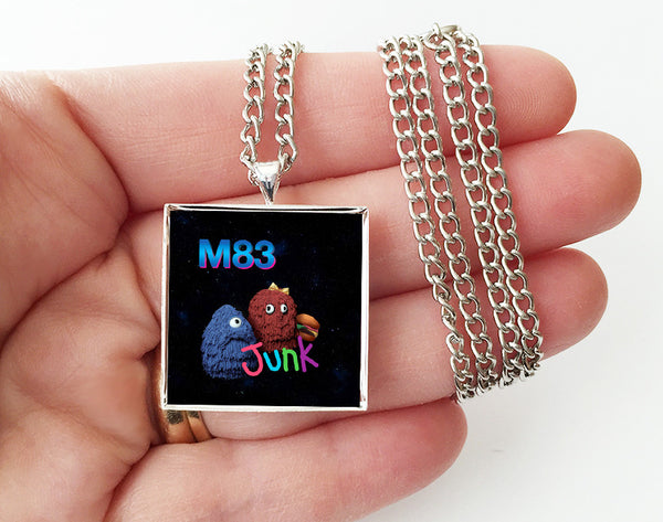 M83 - Junk - Album Cover Art Pendant Necklace - Hollee