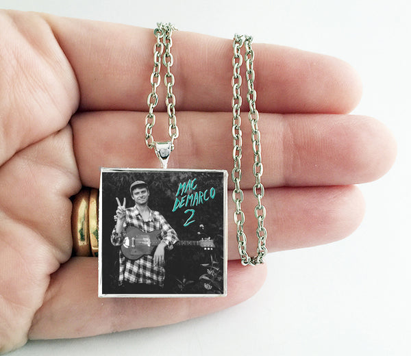 Mac Demarco - 2 - Album Cover Art Pendant Necklace - Hollee