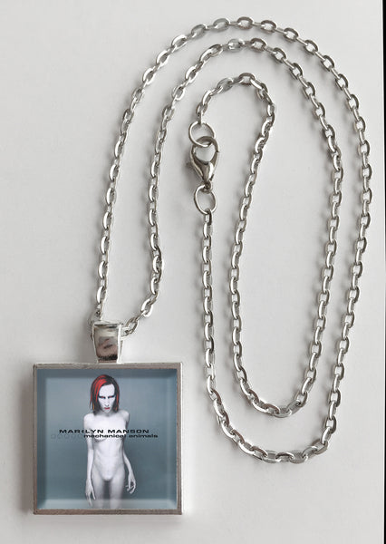 Marilyn Manson - Mechanical Animals - Album Cover Art Pendant Necklace - Hollee