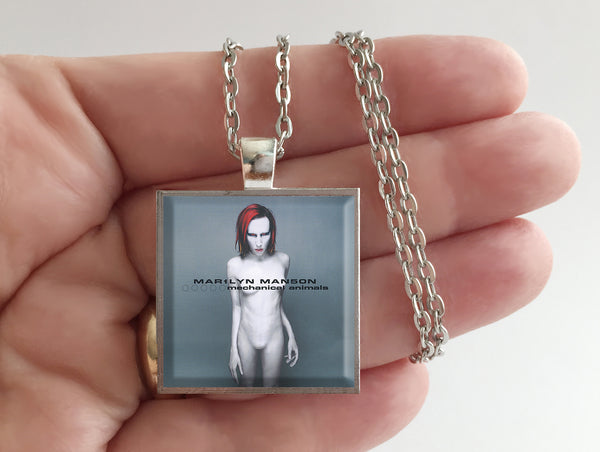 Marilyn Manson - Mechanical Animals - Album Cover Art Pendant Necklace - Hollee