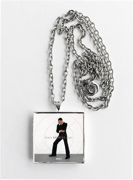 Maxwell - blackSUMMERS'night - Album Cover Art Pendant Necklace - Hollee