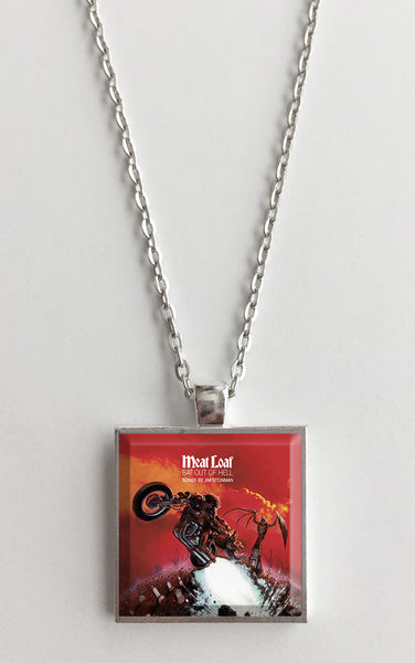 Meat Loaf - Bat Out of Hell - Album Cover Art Pendant Necklace