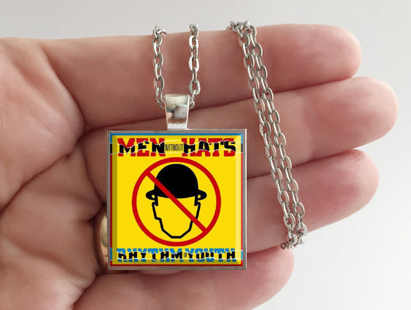 Men Without Hats - Rhythm of Youth - Album Cover Art Pendant Necklace