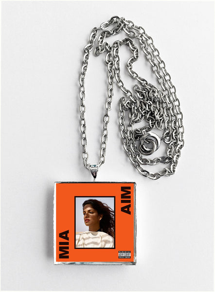 M.I.A. - Aim - Album Cover Art Pendant Necklace - Hollee