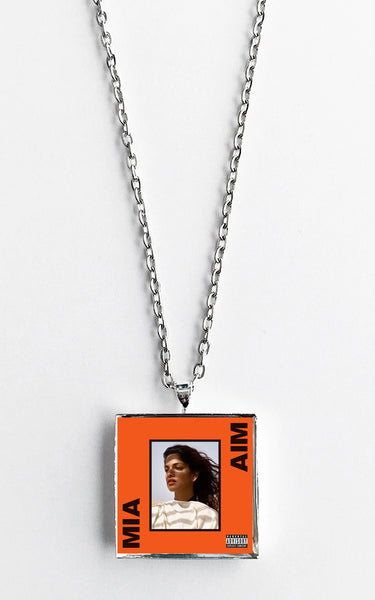 M.I.A. - Aim - Album Cover Art Pendant Necklace - Hollee