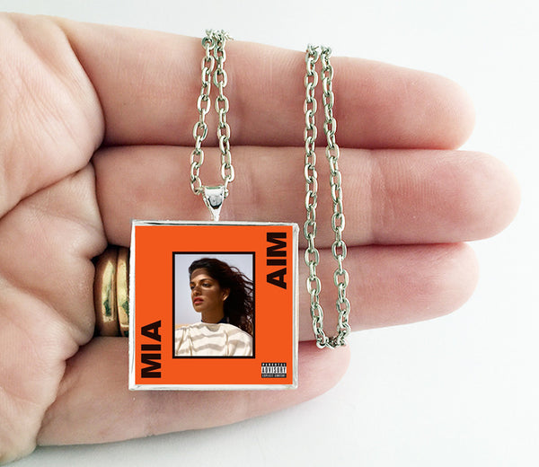 M.I.A. - Aim - Album Cover Art Pendant Necklace - Hollee