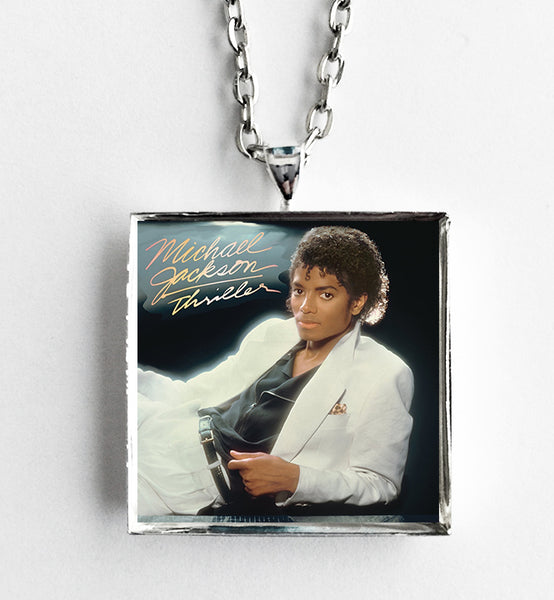 Michael Jackson - Thriller - Album Cover Art Pendant Necklace - Hollee