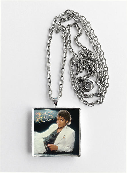 Michael Jackson - Thriller - Album Cover Art Pendant Necklace - Hollee