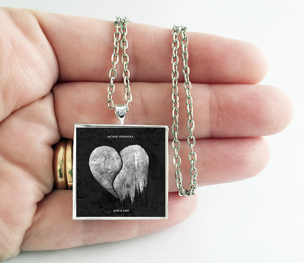 Michael Kiwanuka - Love & Hate - Album Cover Art Pendant Necklace - Hollee