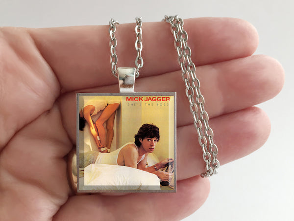 Mick Jagger - She's the Boss - Album Cover Art Pendant Necklace