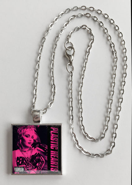 Miley Cyrus - Plastic Hearts - Album Cover Art Pendant Necklace