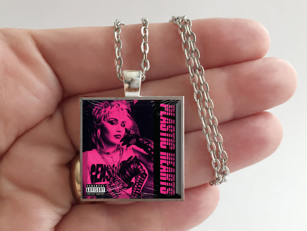 Miley Cyrus - Plastic Hearts - Album Cover Art Pendant Necklace