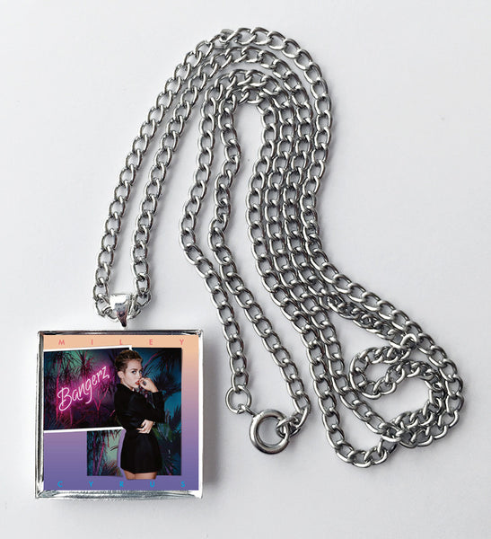 Miley Cyrus - Bangerz - Album Cover Art Pendant Necklace - Hollee