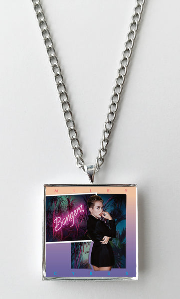 Miley Cyrus - Bangerz - Album Cover Art Pendant Necklace - Hollee