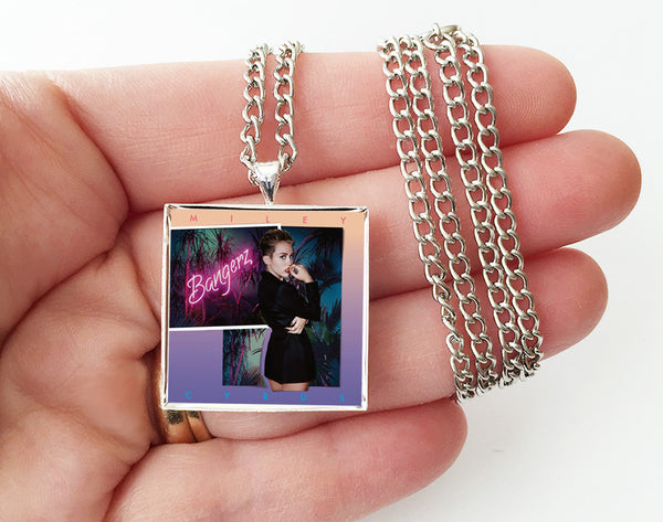 Miley Cyrus - Bangerz - Album Cover Art Pendant Necklace - Hollee