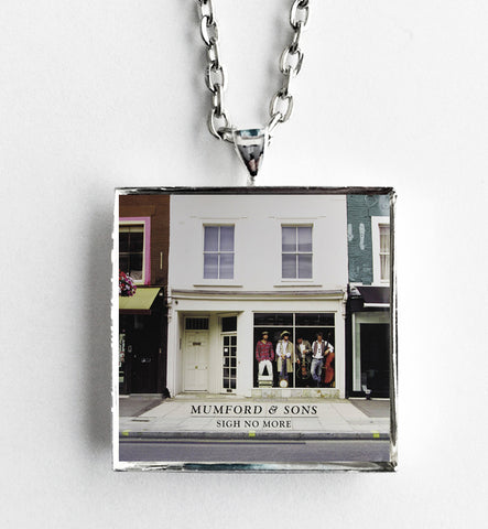 Mumford & Sons - Sigh No More - Album Cover Art Pendant Necklace - Hollee