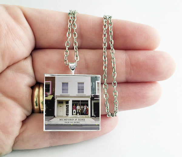 Mumford & Sons - Sigh No More - Album Cover Art Pendant Necklace - Hollee