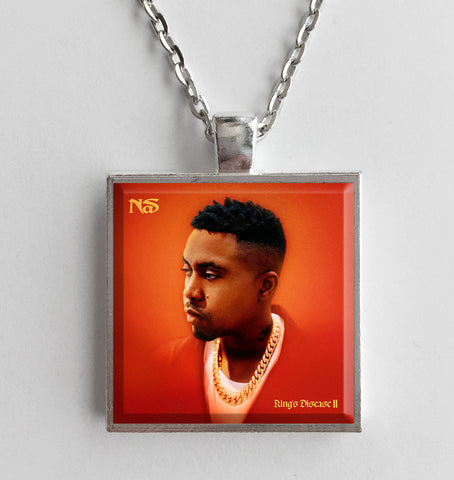 Nas - King's Disease II - Album Cover Art Pendant Necklace