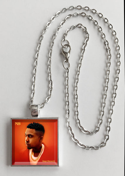 Nas - King's Disease II - Album Cover Art Pendant Necklace