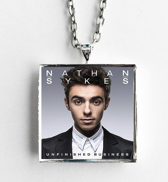 Nathan Sykes - Unfinished Business - Album Cover Art Pendant Necklace - Hollee