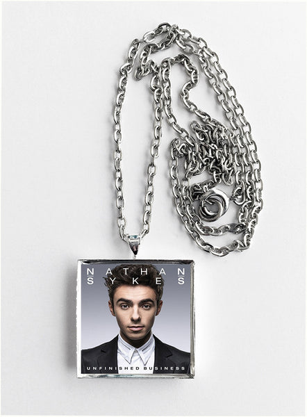 Nathan Sykes - Unfinished Business - Album Cover Art Pendant Necklace - Hollee