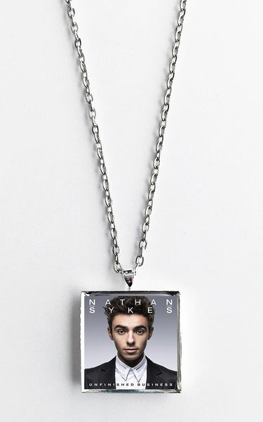 Nathan Sykes - Unfinished Business - Album Cover Art Pendant Necklace - Hollee