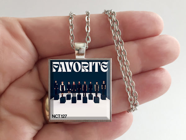 NCT 127 - Favorite - Album Cover Art Pendant Necklace