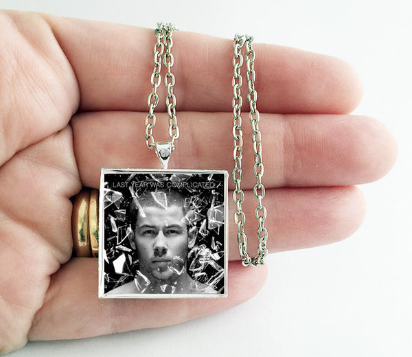 Nick Jonas - Last Year Was Complicated - Album Cover Art Pendant Necklace - Hollee