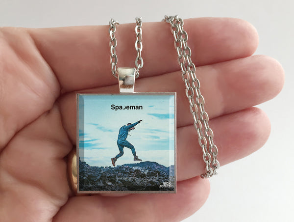 Nick Jonas - Spaceman - Album Cover Art Pendant Necklace