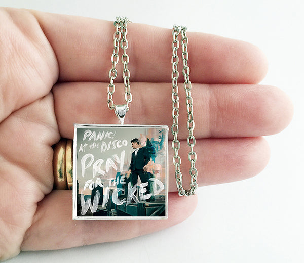 Panic at the Disco - Pray for the Wicked - Album Cover Art Pendant Necklace - Hollee