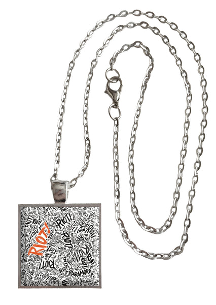 Paramore - Riot! - Album Cover Art Pendant Necklace