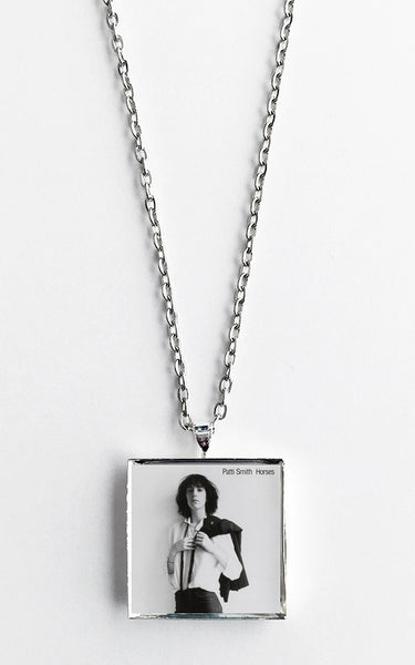 Patti Smith - Horses - Album Cover Art Pendant Necklace - Hollee