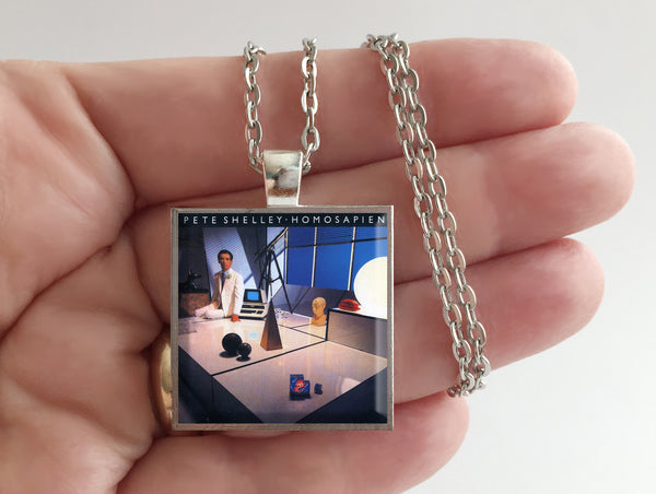 Pete Shelley - Homosapien - Album Cover Art Pendant Necklace - Hollee