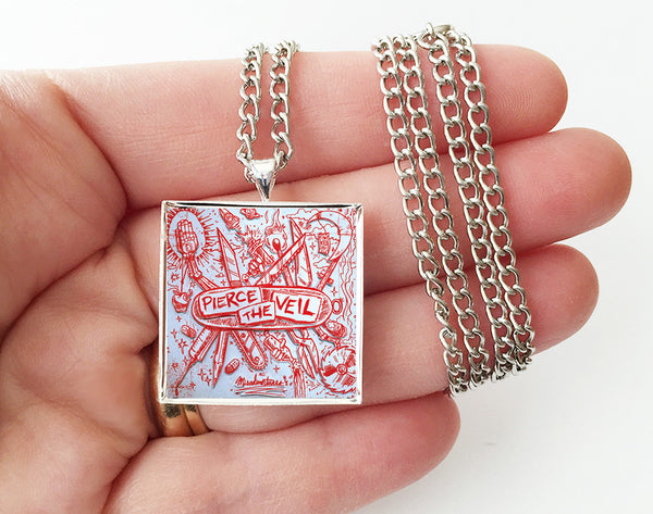 Pierce the Veil - Pierce the Veil - Album Cover Art Pendant Necklace - Hollee