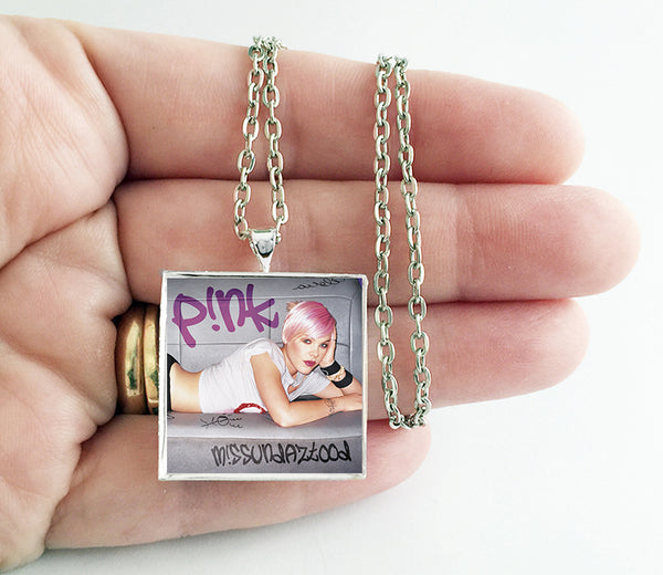 P!nk - M!ssundaztood - Album Cover Art Pendant Necklace - Hollee