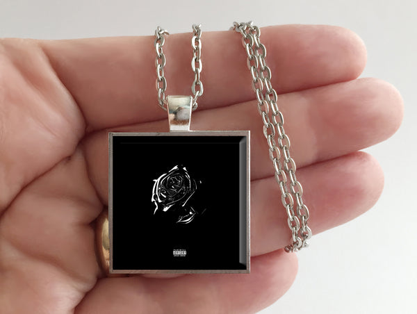 Pop Smoke - Shoot for the Stars, Aim for the Moon - Album Cover Art Pendant Necklace