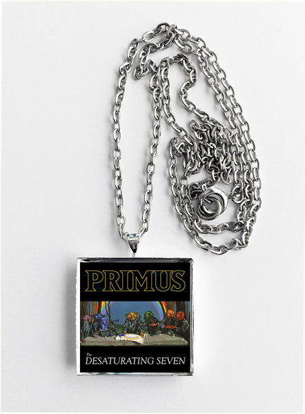 Primus - The Desaturating Seven - Album Cover Art Pendant Necklace - Hollee