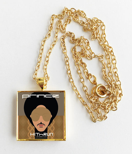 Prince - Hit N Run - Mini Album Cover Art Pendant Necklace - Hollee