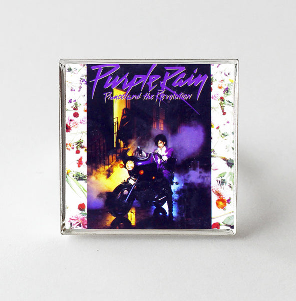 Prince - Purple Rain - Album Cover Art Adjustable Ring - Hollee