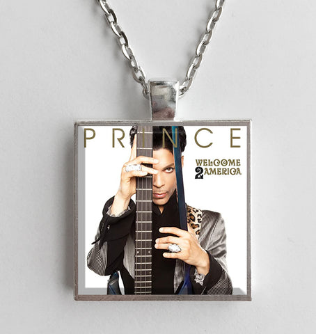 Prince - Welcome 2 America - Album Cover Art Pendant Necklace